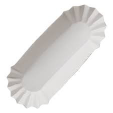 What Is It? Set of Four Reusable Melamine Hot Dog Dish Trays, 5.5 Inch (1, A) Trademark Retail